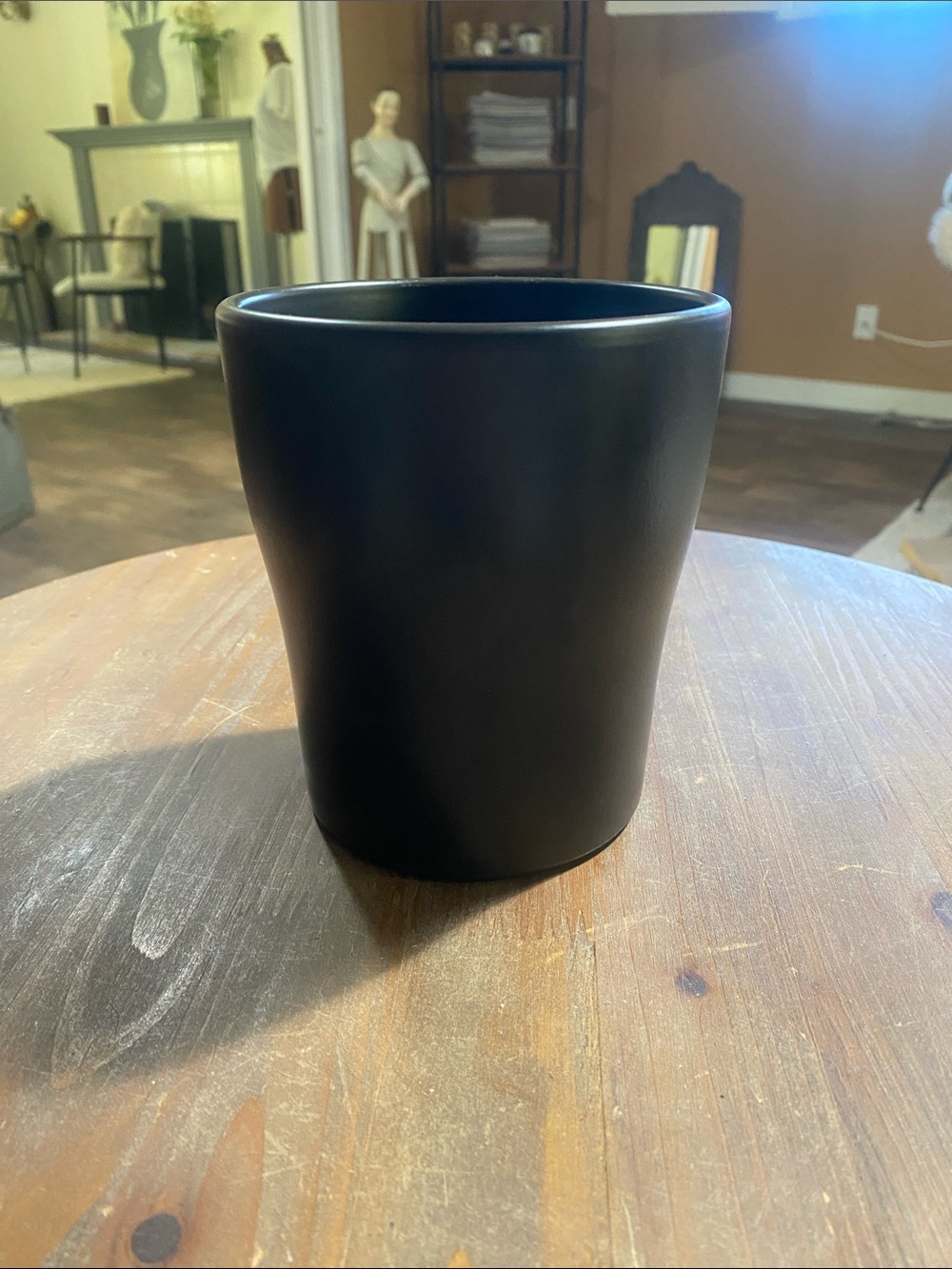 Matte Black Ceramic utensil holder or vase - Home Dining made in Germany